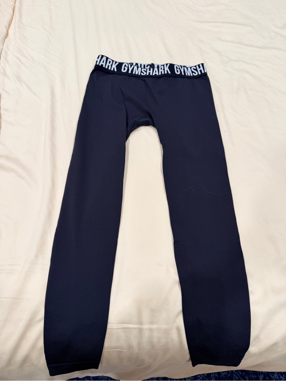 Gymshark Women’s Black Logo Waistband Leggings
